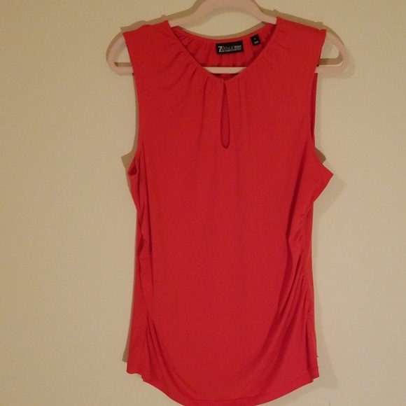 New York & Company Tops - Red Casual Shirt
